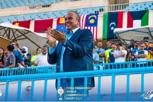الجنرال سامح الشاذلي ينظم بطولة كأس مصر للسباحة بالزعانف إستعداداً لبطولة العالم